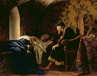 Tsar Ivan the Terrible Admiring Vasilia Melentevna, 1875